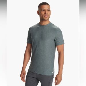 Vuori Strato Tech Tee, Kashmir Heather, XXL